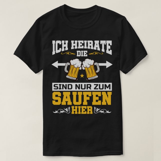 Rumbling Jga Men Groom Bachelor Party 9 T-Shirt (Design vorne)
