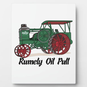 Rumely Oil Pull Traktor Fotoplatte