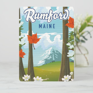 Rumford Maine Reiseplakat