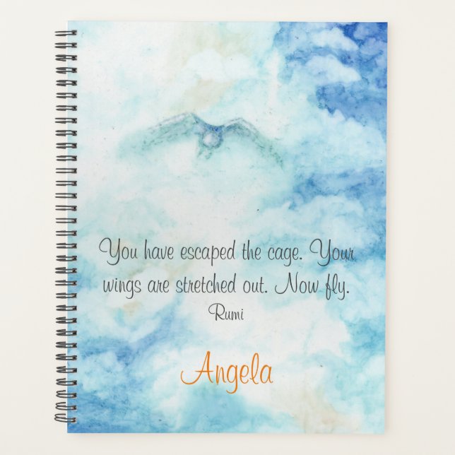 Rumi Artistic Sky Personalisiert Planer (Vorderseite)