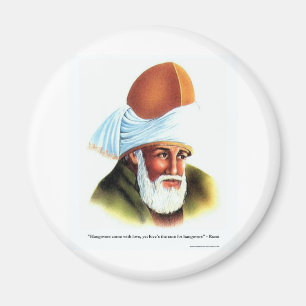 Rumi Hangovers/Liebe T-Shirts Geschenke & Sammlers Magnet