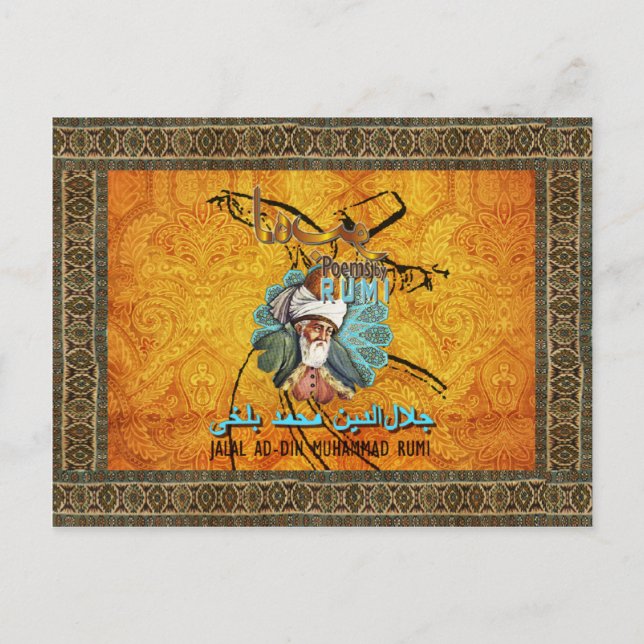 RUMI Love Poems - Carte postale (Devant)