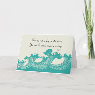 Rumi Ocean Zitat Karte