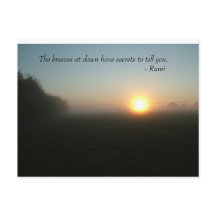 Rumi Postkarte 'The Breezes at Dawn'