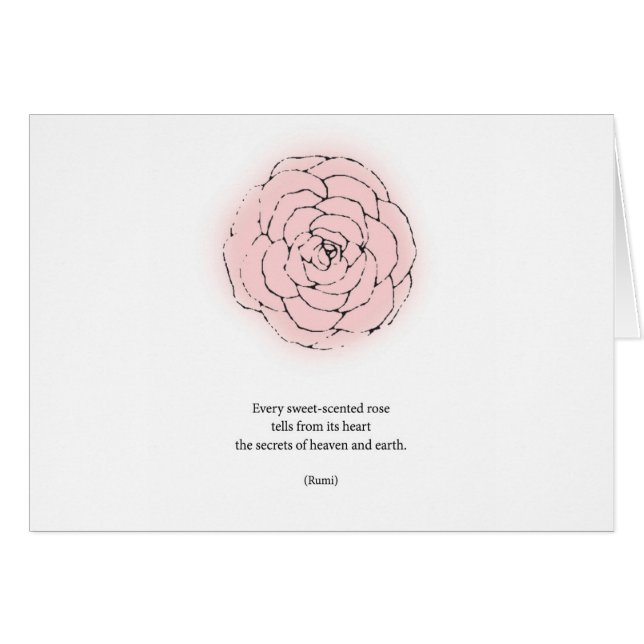 Rumi Rose Poetry (Vorderseite (Horizontal))