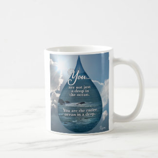 Rumi ~ Tauchen im Ozean Kaffeetasse