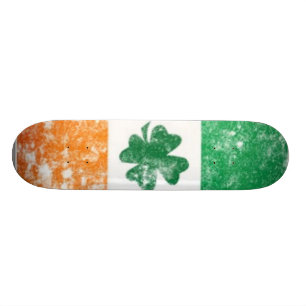 Rummaged irische Flagge Skateboard