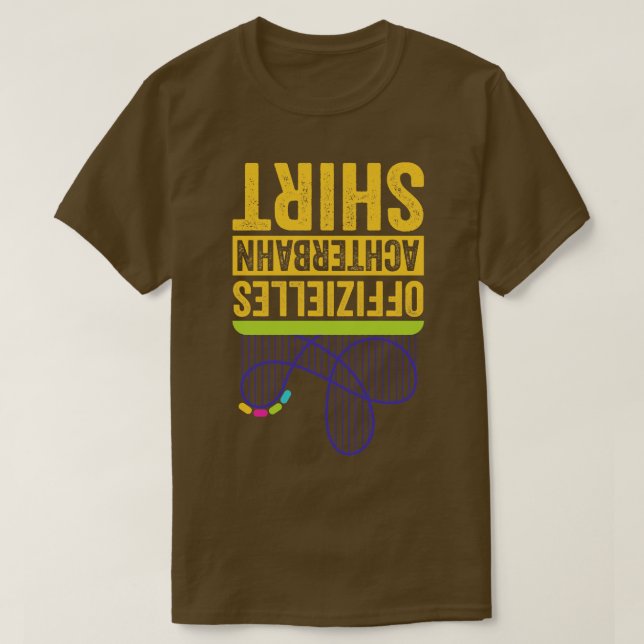 Rummelplatz Vergnügungspark Spaß Messe Rollercoast T-Shirt (Design vorne)