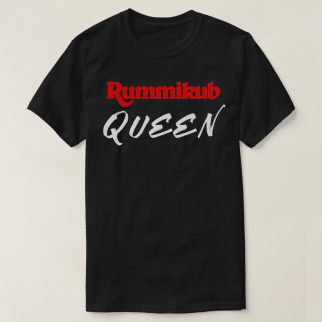 Rummikub Queen Player Fan Premium T-Shirt (Design vorne)