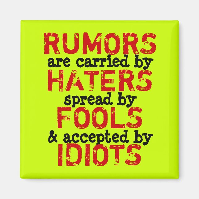 RUMORS ~ Magnet Truism (Vorne)