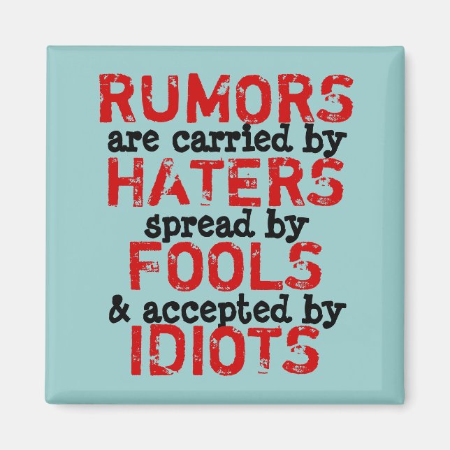 RUMORS ~ Magnet Truism (Vorne)