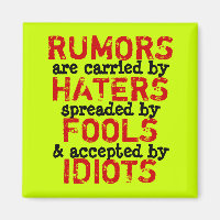 RUMORS ~ Magnet Truism