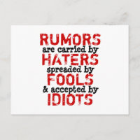 RUMORS - Postcard Truism / Philosophie