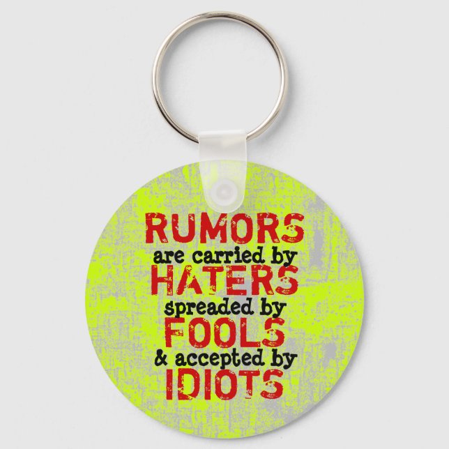 RUMORS ~ Schlüsselanhänger Truism / Philosophie (Vorderseite)