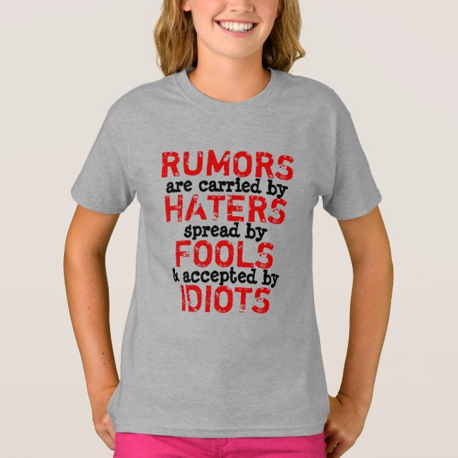 RUMORS - Tshirt TRUISM Ado fille / adolescent (Devant)