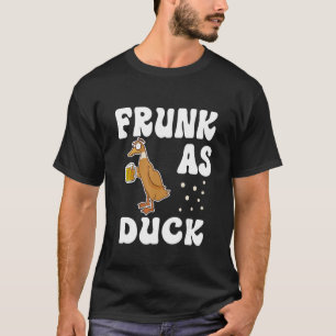 Rumpf als Ente Rubber Duck Drink Meme Spaß T-Shirt