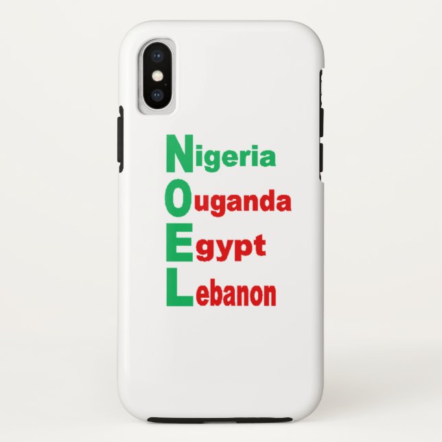 Rumpf Apples iPhone X. NOEL TOURISM Case-Mate iPhone Hülle (Rückseite)