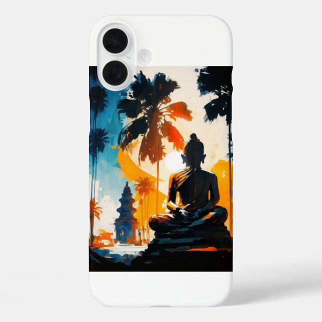 Rumpf Buddha iPhone 16 Plus Hülle (Rückseite)