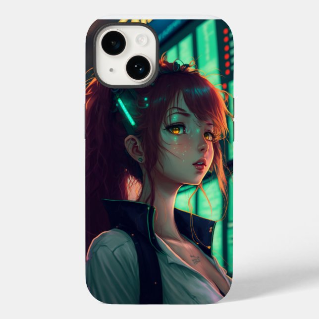 Rumpf Iphone Anime Girl#1 Case-Mate iPhone 14 Hülle (Rückseite)