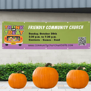 Rumpf- oder Leckerei-Halloween-Banner Banner