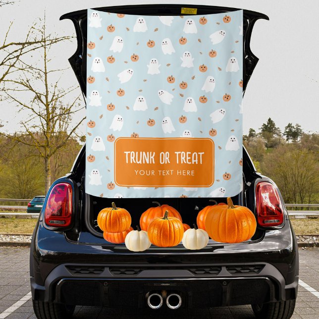 Rumpf oder Leckerei Halloween Hangwagenbanner Wandteppich (Trunk or Treat Halloween Hanging Car Banner Tapestry)