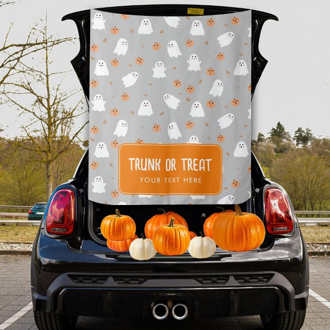 Rumpf oder Leckerei Halloween Hangwagenbanner Wandteppich (Trunk or Treat Halloween Hanging Car Banner Tapestry)