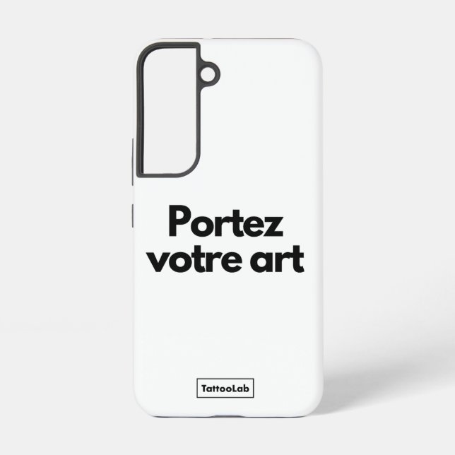 Rumpf Samsung S22 personalisiert Galaxy Hülle (Rückseite)