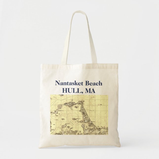 Rumpf, Strand Massachusetts 02045 Nantasket Tragetasche (Vorne)