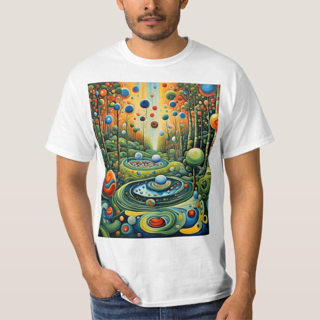 Rümpfe in Blättern 1 T-Shirt (Vorderseite)
