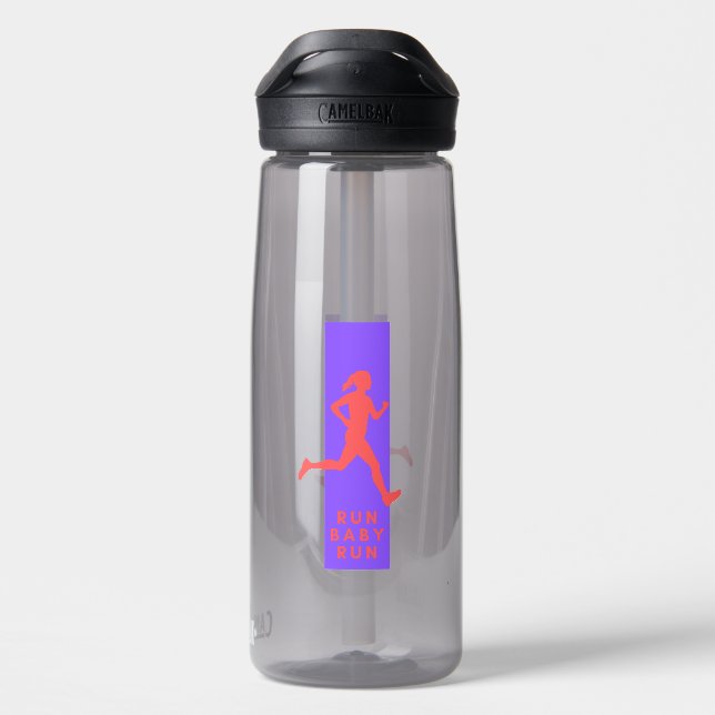 Run Baby Run Bouteille d'eau : Hydratation motivat (Arrière)