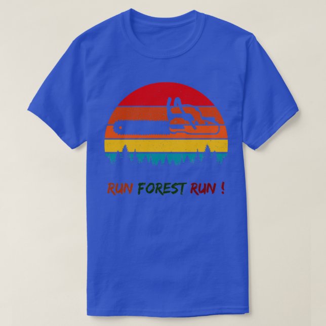Run Forest Run Funny Gift für Lumberjacks Classic T-Shirt (Design vorne)