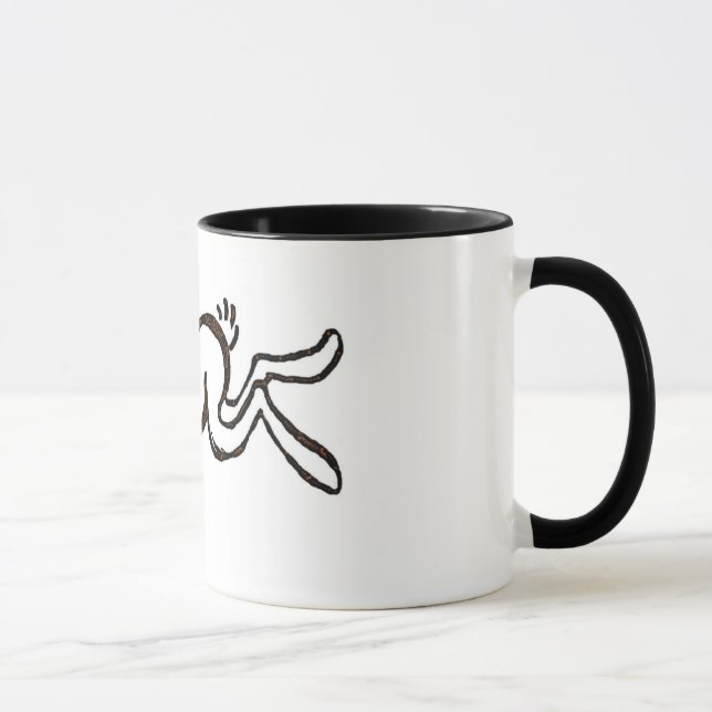 Run-Hase Tasse (Rechts)