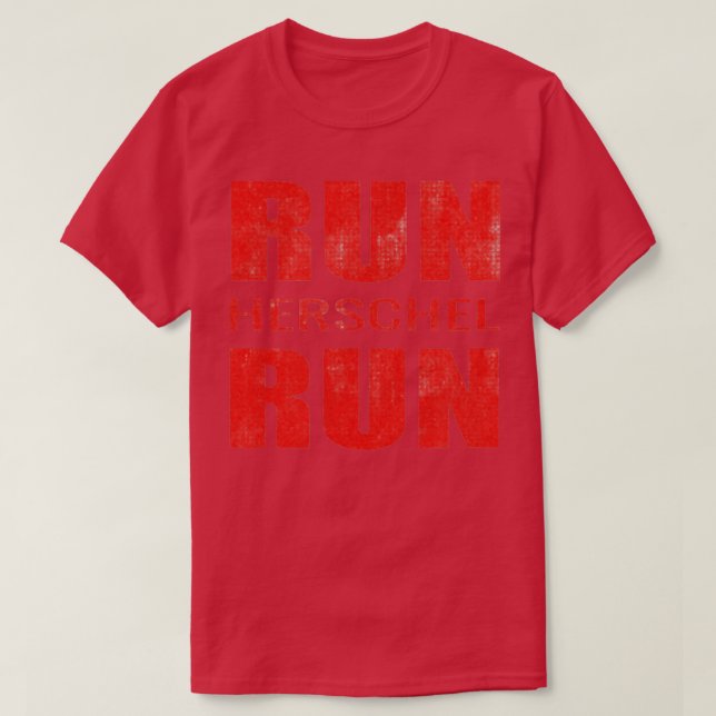 RUN HERSHEL RUN Hershel Walker Senator Georgia 202 T-Shirt (Design vorne)