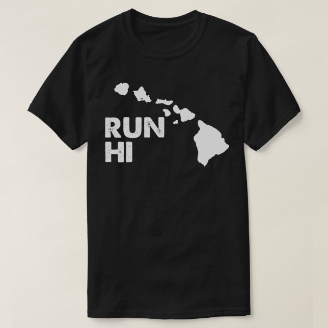Run HI Run Hawaii T-Shirt (Design vorne)