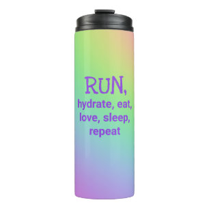 RUN, Hydrat, Essen, Liebe... Thermosbecher