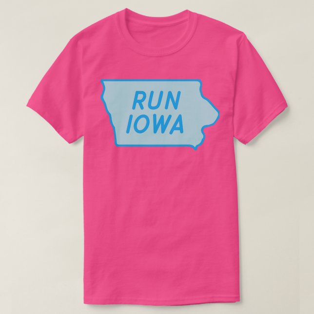 Run Iowa T-Shirt (Design vorne)