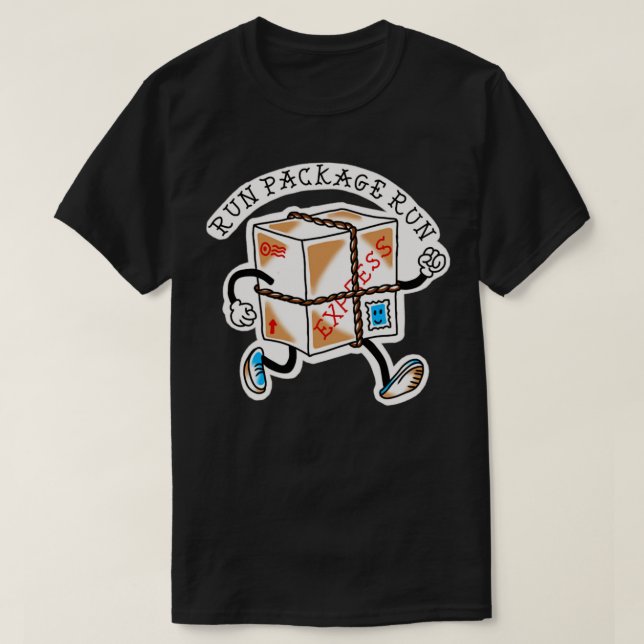 run package run gift gump T-Shirt (Design vorne)