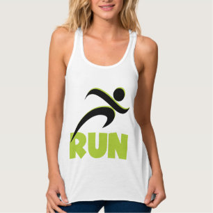 RUN Spring Green Fitness läuft Tank Top