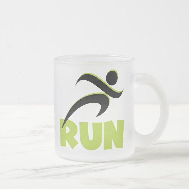 RUN Spring Green Mattglastasse (Rechts)