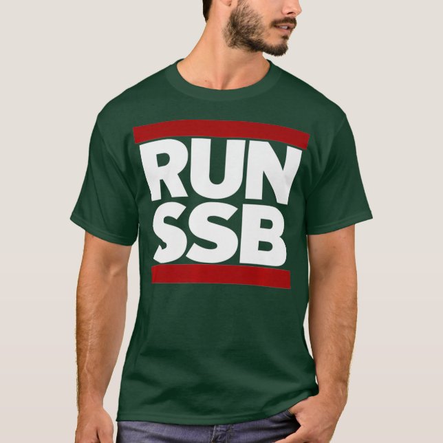RUN SSB  Ham Radio Premium T-Shirt (Vorderseite)