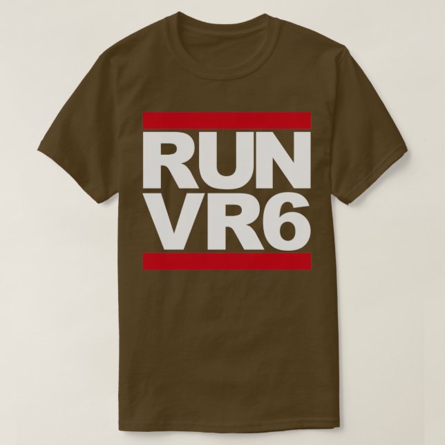 RUN VR6 T-Shirt (Design vorne)