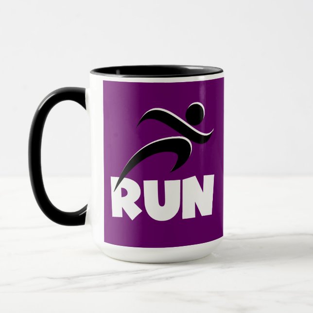 RUN White Tasse (Links)