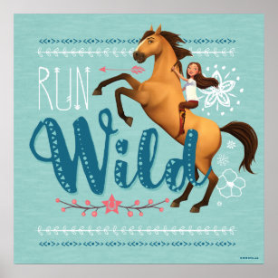 "Run Wild" Geist & Glück Poster