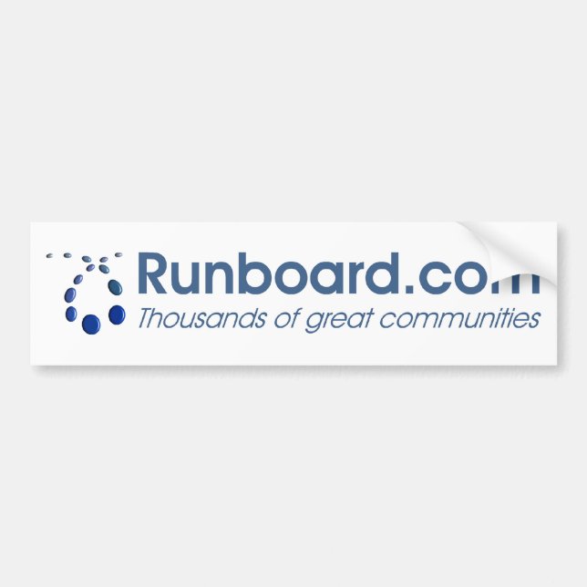 Runboard.com-Autoaufkleber Autoaufkleber (Vorne)