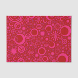 Rund-Pink-Rot-GEWEBE-FEHLERPAPIER Seidenpapier