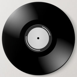 Rund-Taste für RETRO-LP-VINYL-AUFZEICHNUNG Button