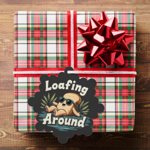 Rund um die entspannende Brotsaison Ornament Karte
