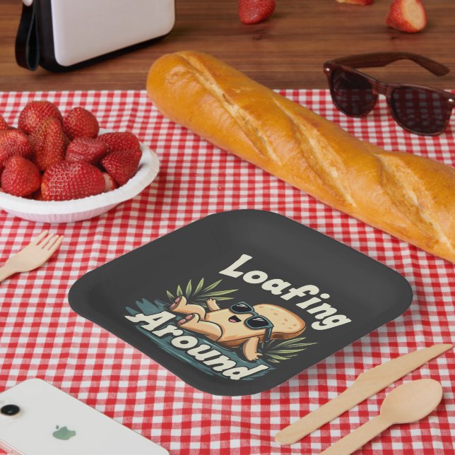 Rund um die entspannende Brotsaison Pappteller (Picknick)