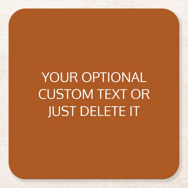 Rund um die robuste Farbenpalette mit angesagtem C Rechteckiger Pappuntersetzer (Vorderseite)