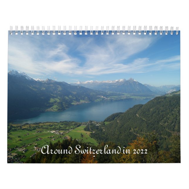 rund um die Schweiz im Kalender 2022 (Titelbild)